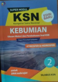 Image of Super modul KSN kebumian : atmosfer dan hidrosfer