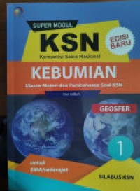 Image of Super modul KSN kebumian : geosfer