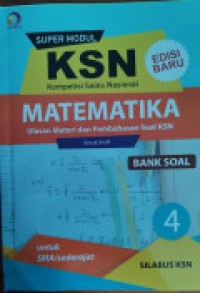 Image of Super modul KSN matematika : bank soal